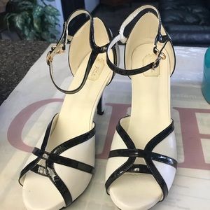 Black and White heels
